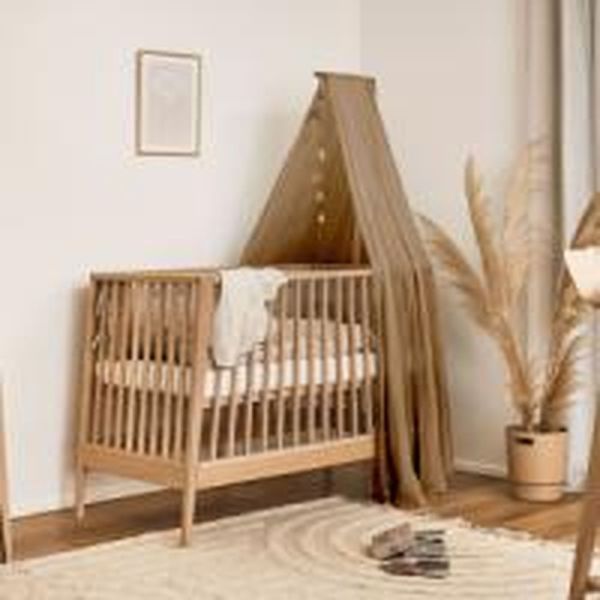 Voile de lit bébé Linea/Luna Mocca