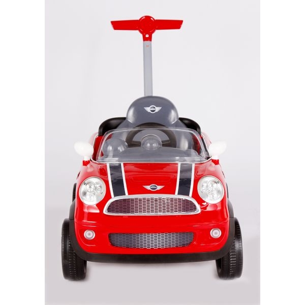 RollPlay Trotteur Pousseur Mini Cooper Rouge Made In Bébé