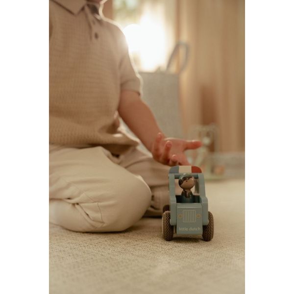 Voiture de police en bois FSC