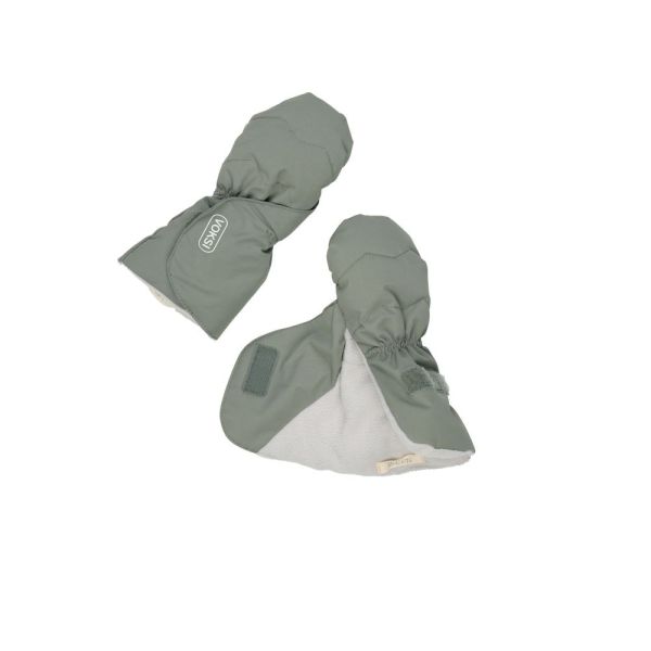 Moufles chaudes hiver bébé Meadow Green 1-2 ans