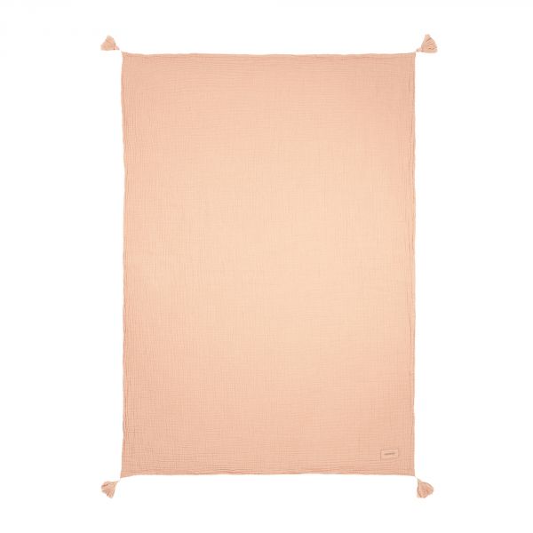 Couverture double gaze de coton Wabi Sabi Powder Pink