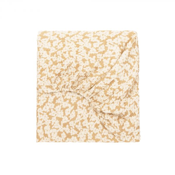 Drap housse 70x140 cm Wabi Sabi Golden Brown Sakura