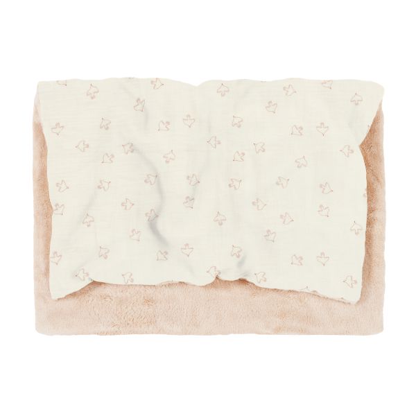 Couverture hiver bébé Wabi Sabi Brown Hoshi Birds