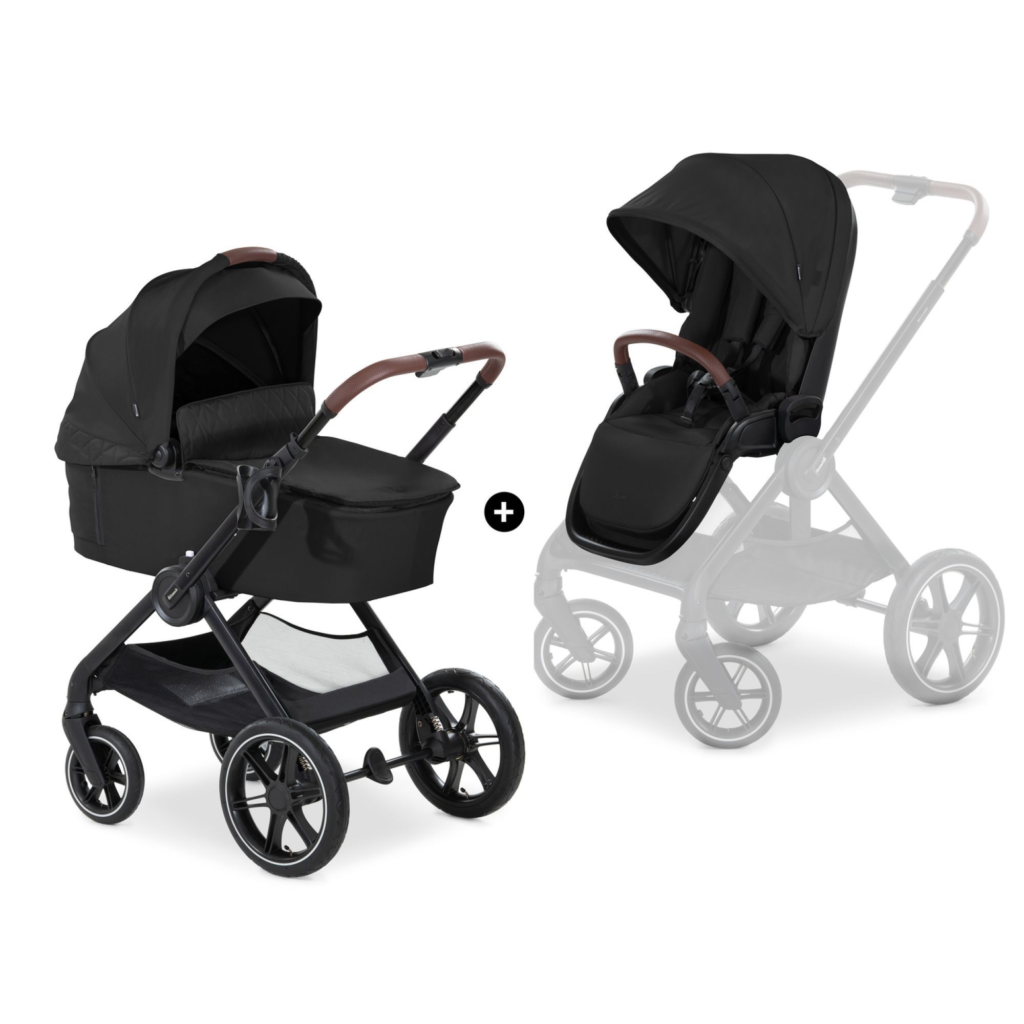 Poussette duo 2 en 1 Walk N Care Air Black - Made in Bébé