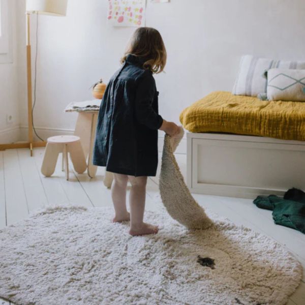 Tapis enfant 130x135cm Lapin