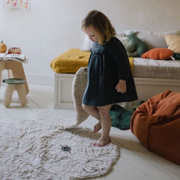 Tapis enfant 130x135cm Lapin