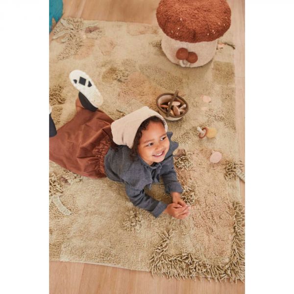 Tapis enfant 120x160 cm Forêt de champignons