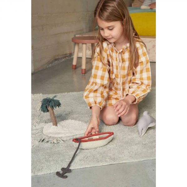 Tapis enfant 90x130 cm Vagues