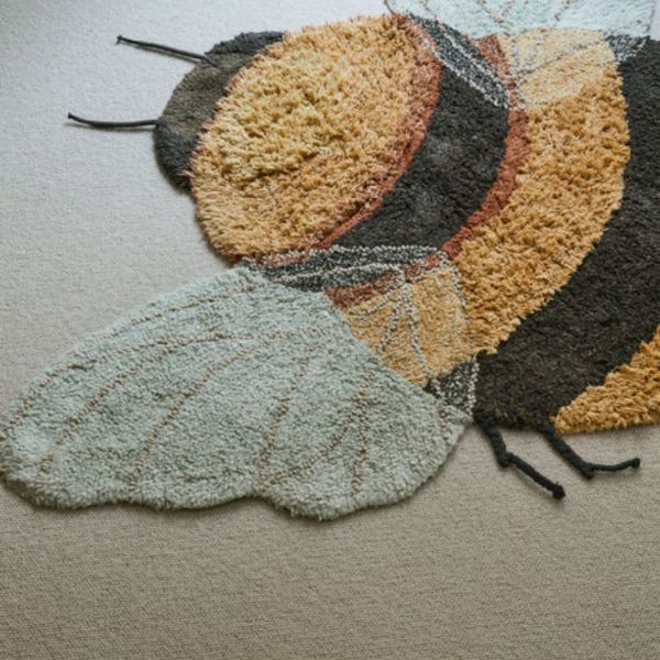 Tapis enfant 115x150 cm Abeille