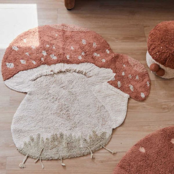 Tapis enfant 120x120 cm Champignon Boletus