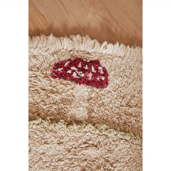 Tapis enfant rond Ø140 cm Champignons Chanterelle