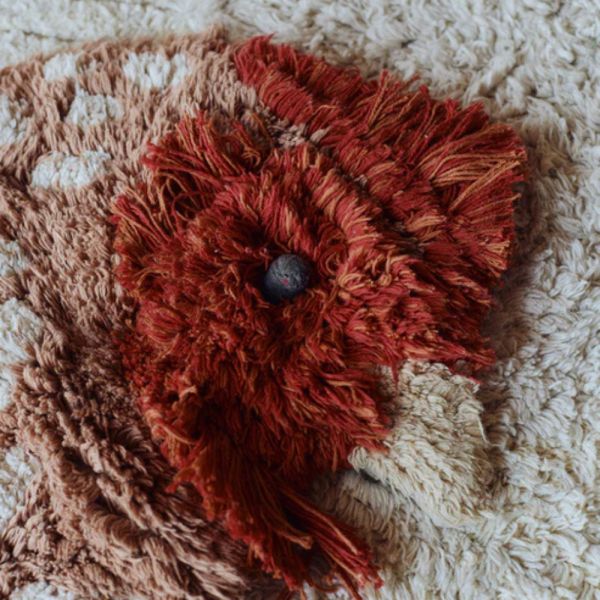 Tapis enfant 110x100 cm Poulet