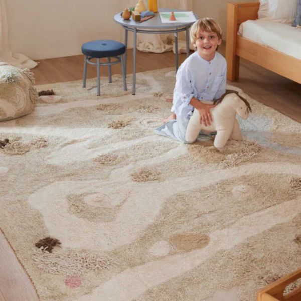 Tapis enfant 200x300 cm Chemin de la nature