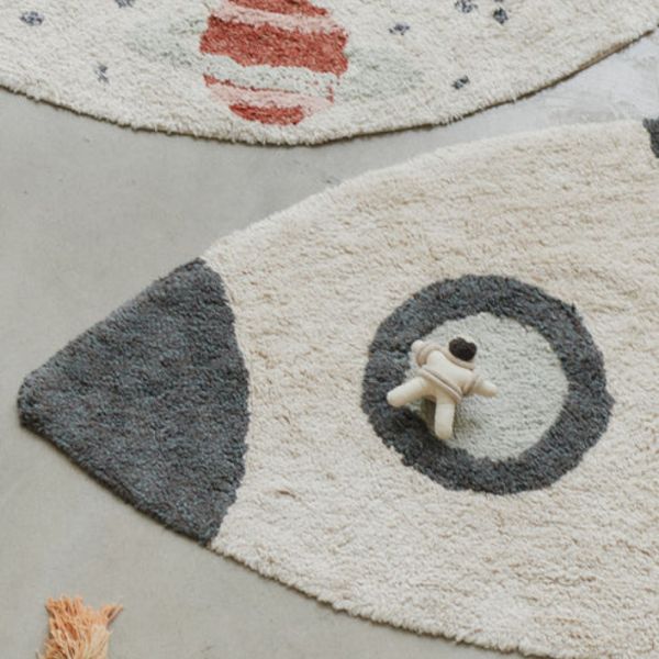 Tapis enfant 85x135 cm Fusée