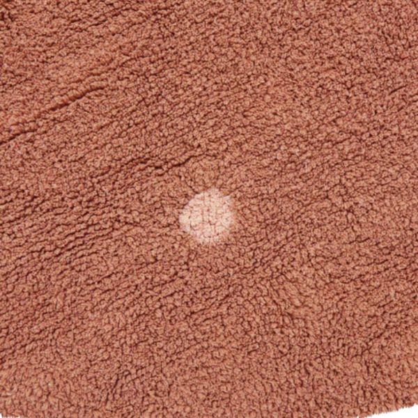 Tapis rond Ø 140 cm Pois Chestnut
