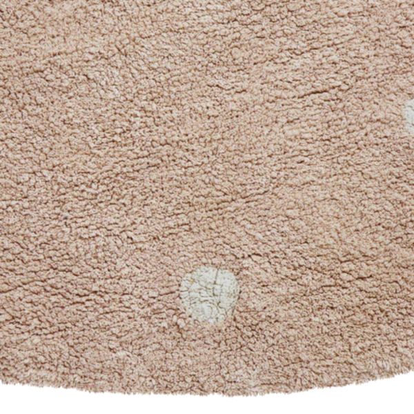Tapis rond Ø 140 cm Pois Rose