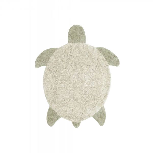 Tapis enfant 110x130 cm Tortue de mer