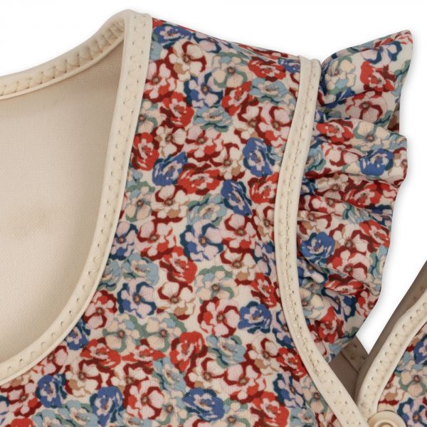 Gilet de natation enfant avec bretelles 1 à 2 ans Rosie Rouge