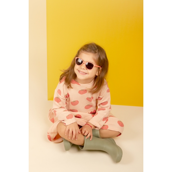 Lunettes de soleil enfant 2-4 ans Wazz Pamplemousse