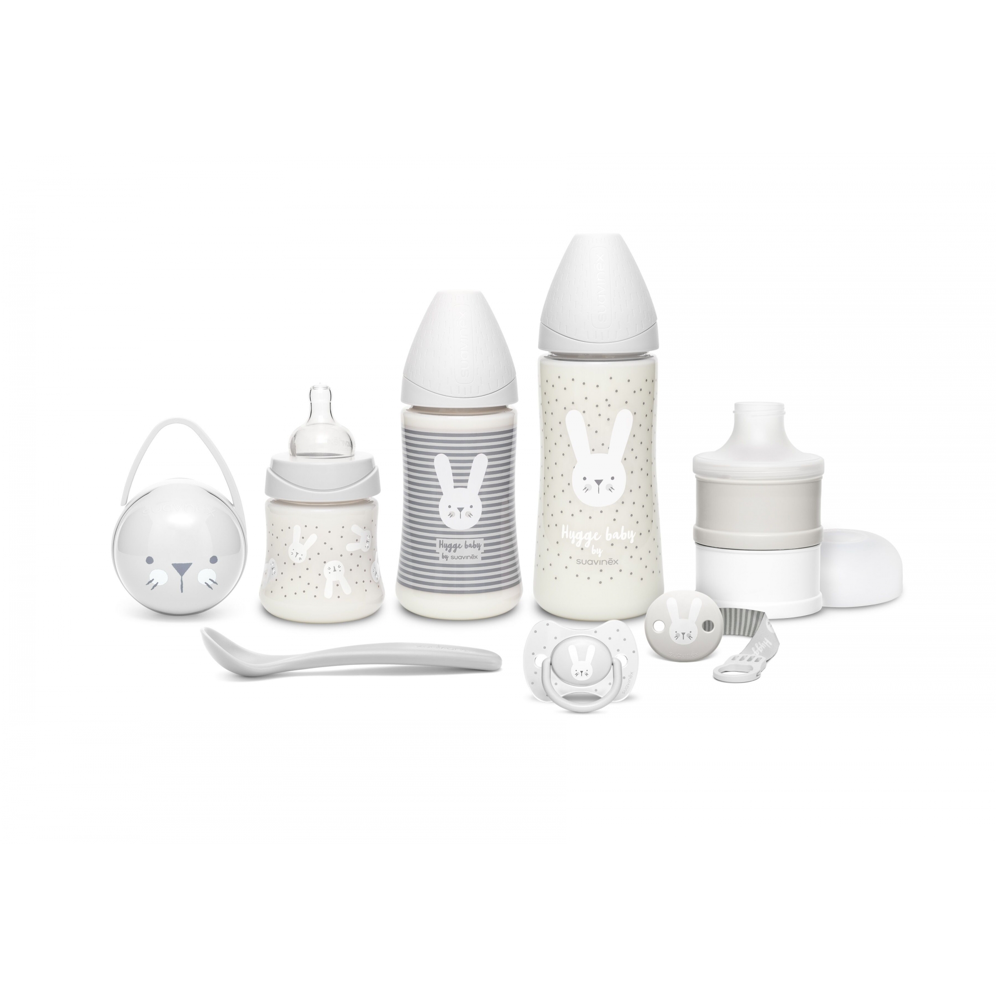 Suavinex Kit Naissance Bebe Hygge Baby Lapin Gris Made In Bebe