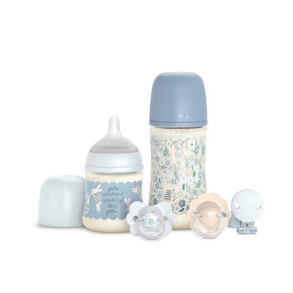 Coffret naissance bébé Welcome Baby Wonderland Bleu