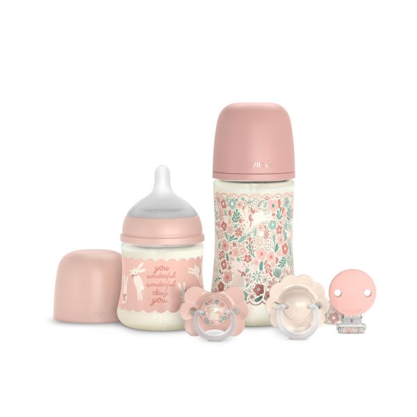Coffret naissance bébé Welcome Baby Wonderland Rose