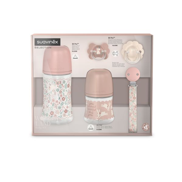 Coffret naissance bébé Welcome Baby Wonderland Rose