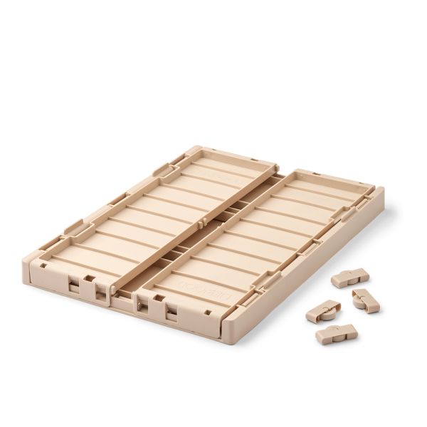 Coffre de lit pliable avec couvercle Weston Sandy