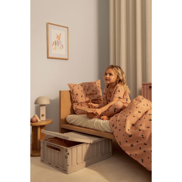 Coffre de lit pliable avec couvercle Weston Sandy