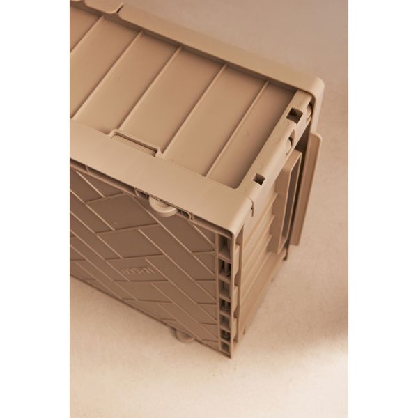 Coffre de lit pliable avec couvercle Weston Sandy