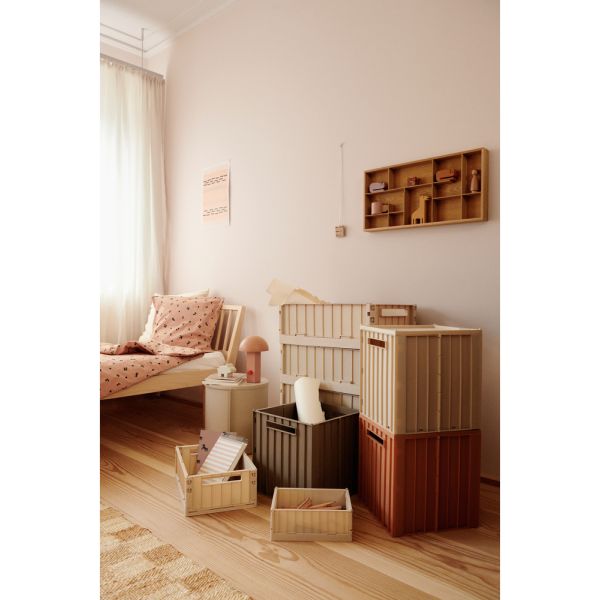 Coffre de lit pliable avec couvercle Weston Sandy