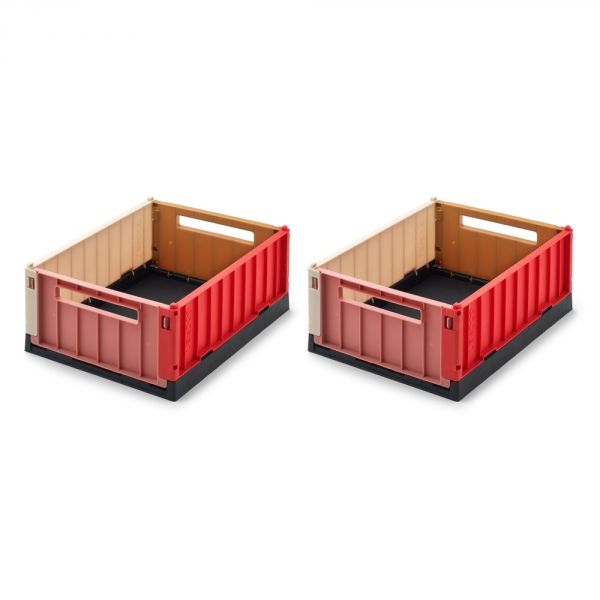 Lot de 2 boîtes de rangement Weston taille S Multi Mix