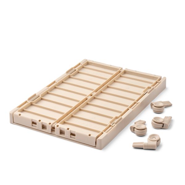 Boîte de rangement pliable avec roulettes Weston taille L Sandy