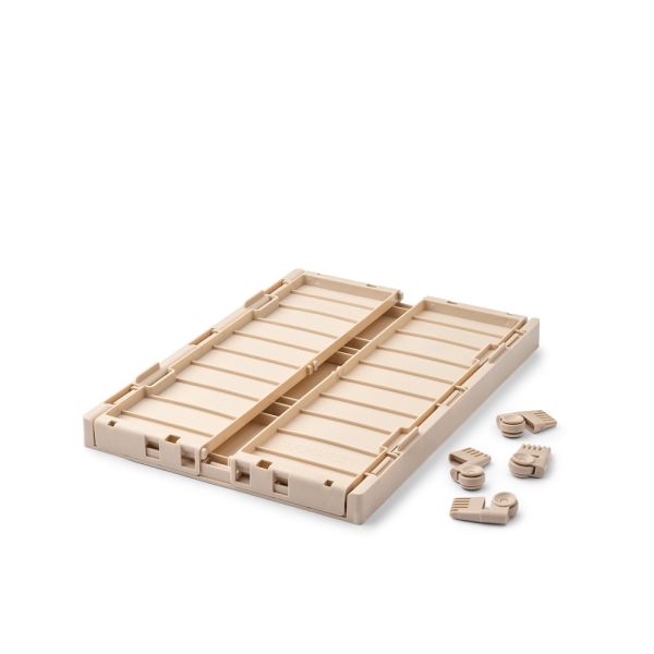 Boîte de rangement pliable avec roulettes Weston taille M Sandy