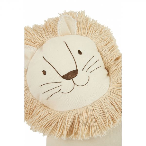 Coussin Lion Organic Garden