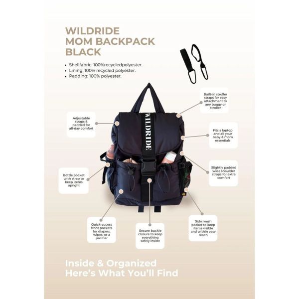 Sac à dos recyclé adulte Black