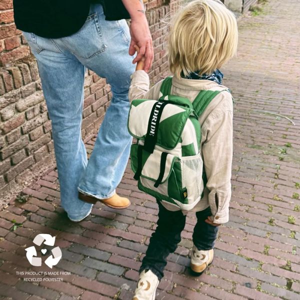 Sac à dos enfant recyclé Vert graphic