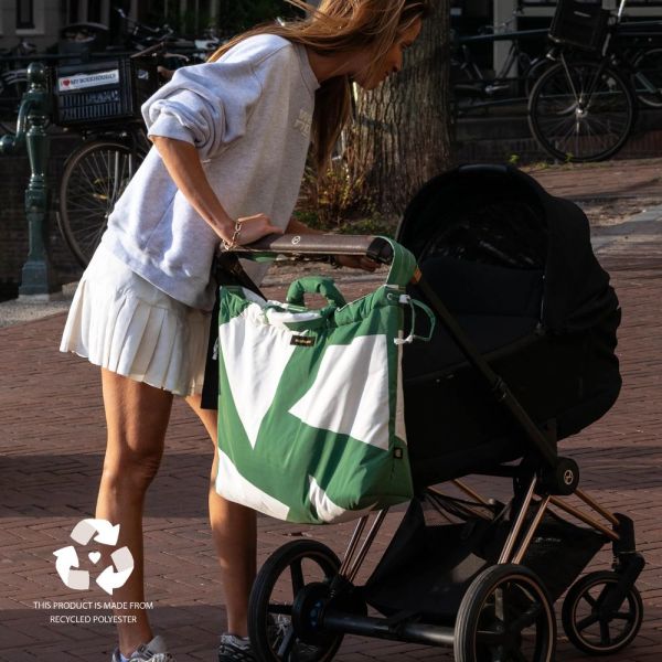 Sac à langer recyclé Vert graphic