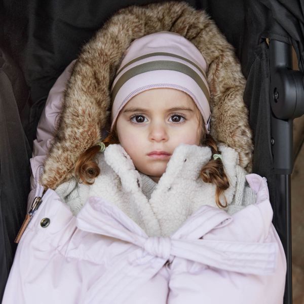 Bonnet bébé d'hiver fin 0-6 mois Lavender Love