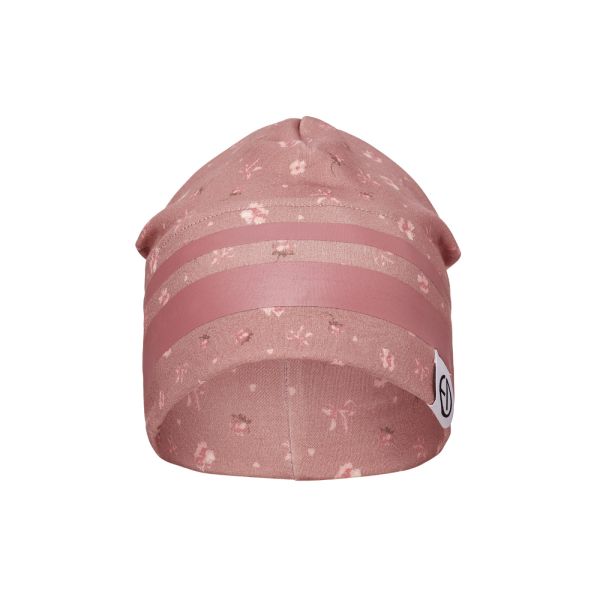 Bonnet bébé d'hiver fin 0-6 mois Pink Petit River Rose