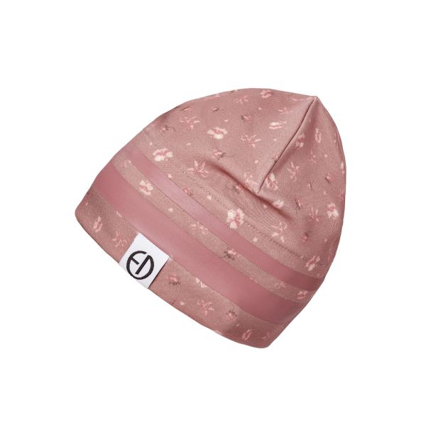 Bonnet bébé d'hiver fin 6-12 mois Pink Petit River Rose