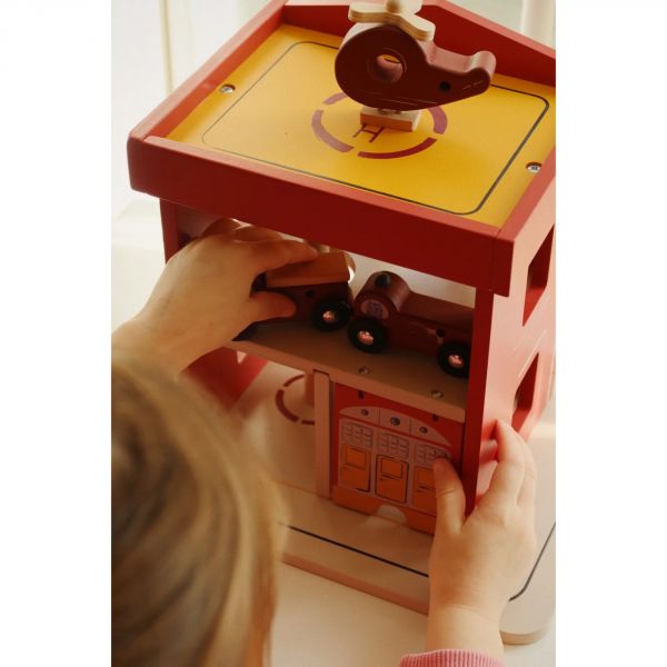 Caserne de pompier en bois