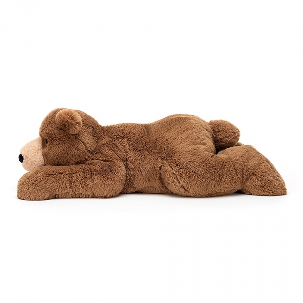Peluche Ours Woody Lying - 20 cm