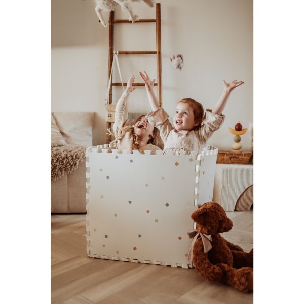Tapis puzzle & boite de rangement Tiloo - Worldmap