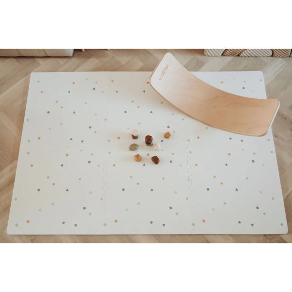 Tapis de jeu réversible  2 en 1 EEVAA Monde
