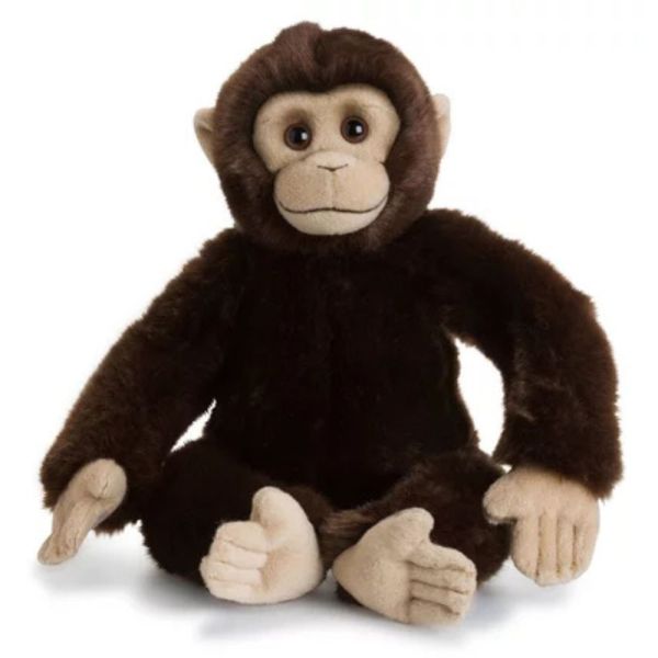 Peluche chimpanzé 30 cm douce
