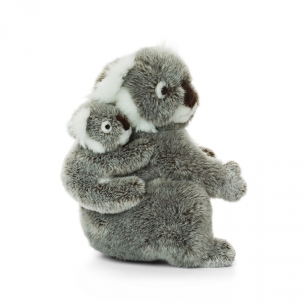 Peluche WWF koala Maman avec bébé 28 cm