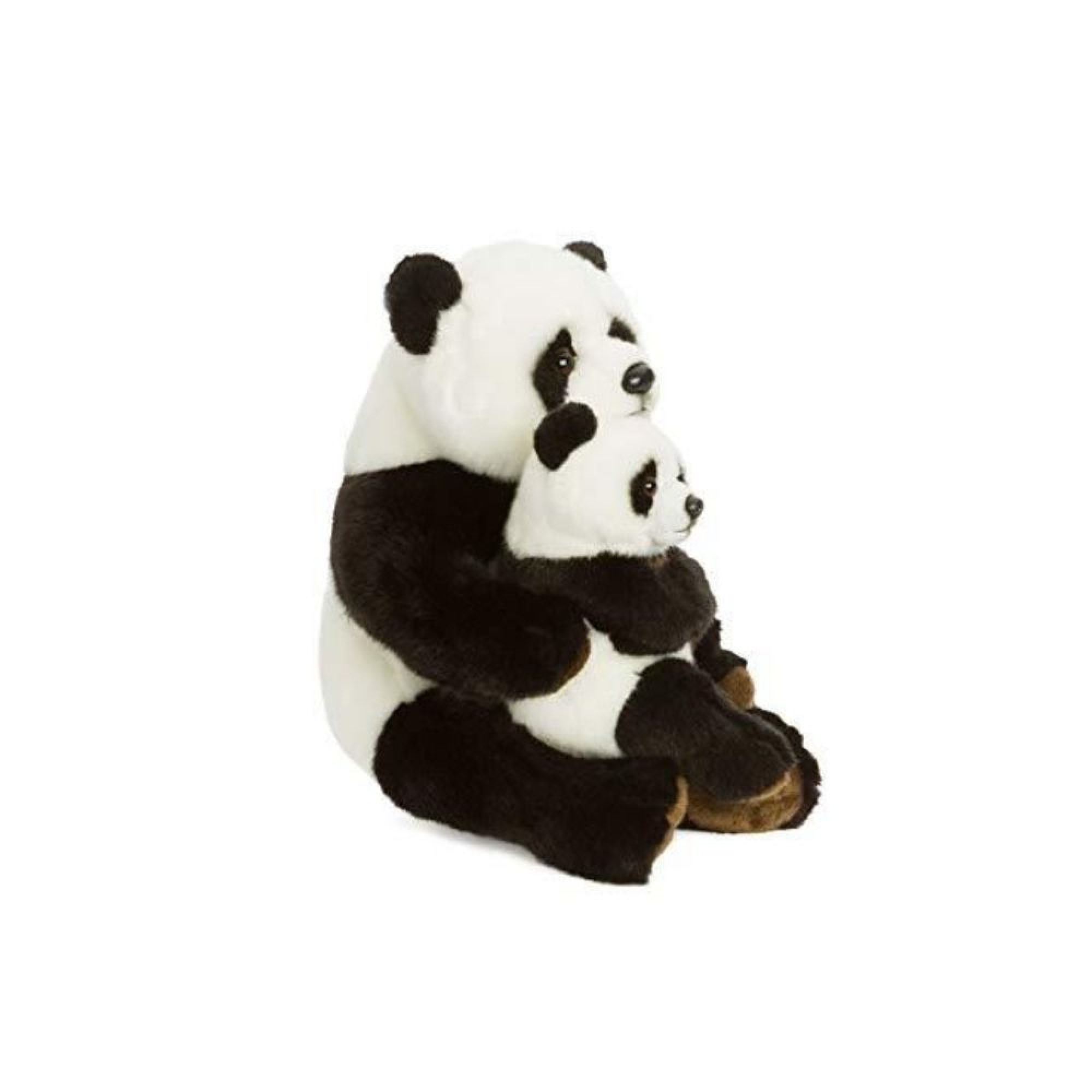 Panda en peluche avec coeur