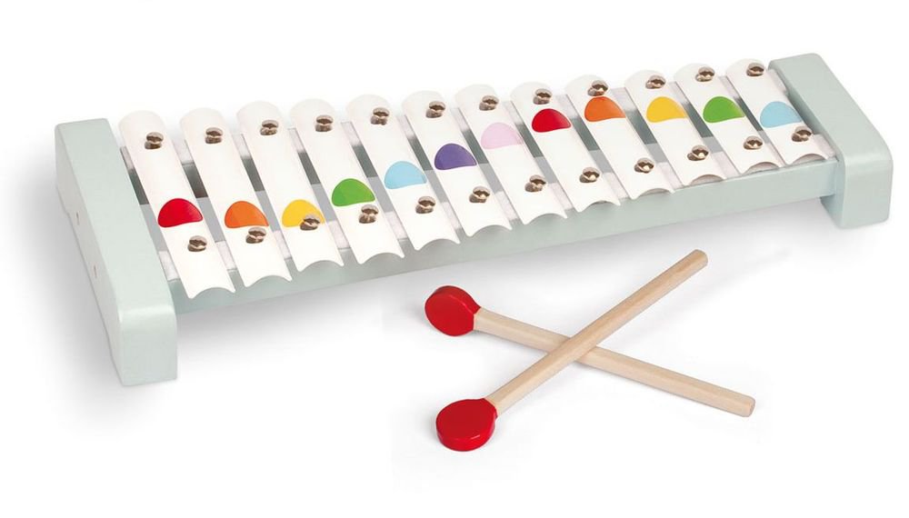 Janod Xylophone métal confetti Made in Bébé