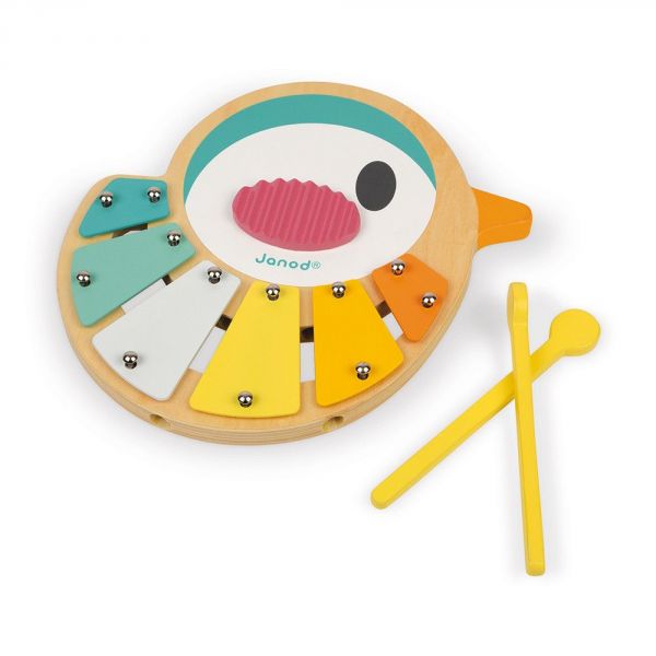 Xylophone pour enfant en forme d'oiseau